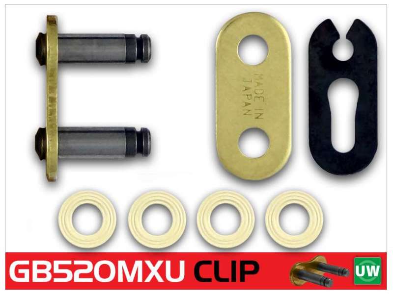 RK Chain — RK Chain GB520MXU-CLIP - Gold