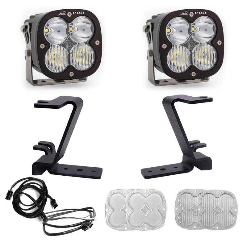 Baja Designs — Baja Designs 2023+ Ford F-250/350 Super Duty XL Pro A-Pillar LED light Kit w/ Upfitter Harness