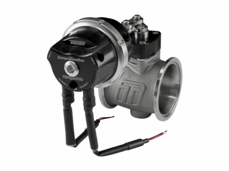 Turbosmart — Turbosmart PSG50CG 7PSI Compressed Gas Solenoid Pneumatic StraightGate50 - Black