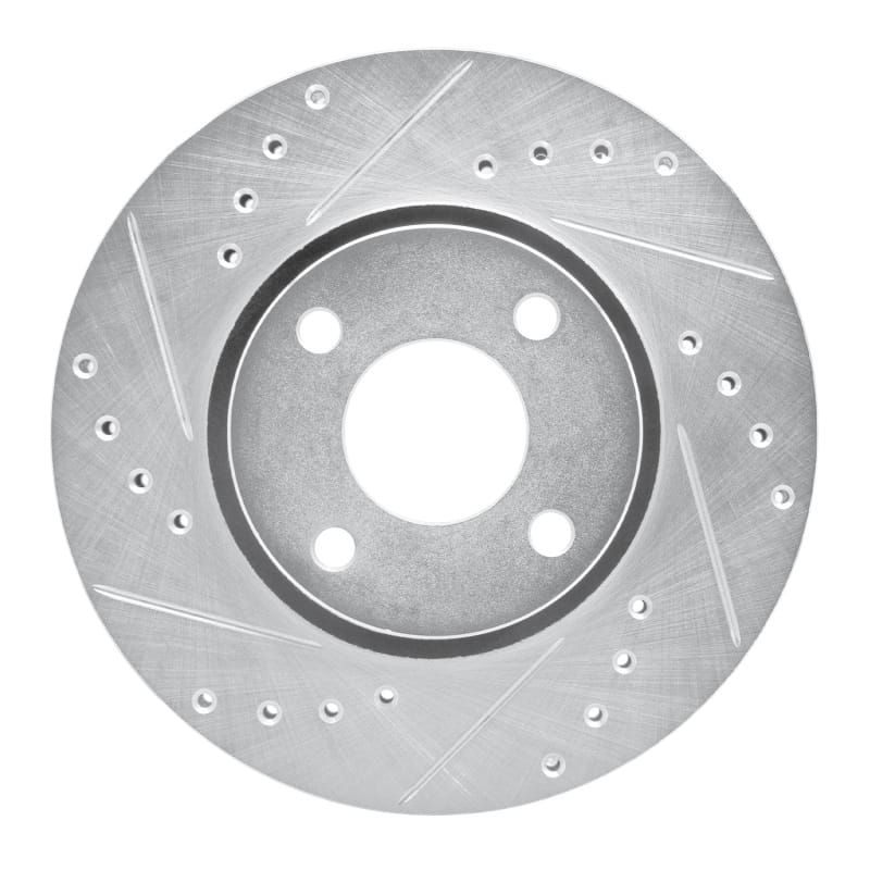 R1 Concepts — R1 98-04 Ford CONTOUR Front Left Drilled & Slotted Silver Brake Rotor
R1 Brake Rotor Drill