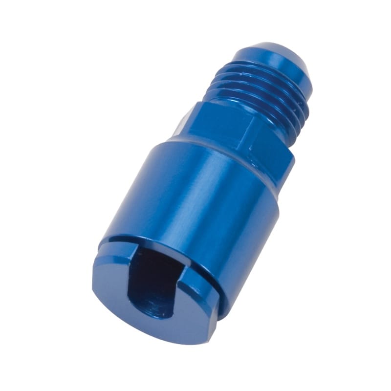 Russell — Russell Performance -6 AN male to 1/4in SAE Quick-Disconnect Female (Blue Single)
Adapter Fitting