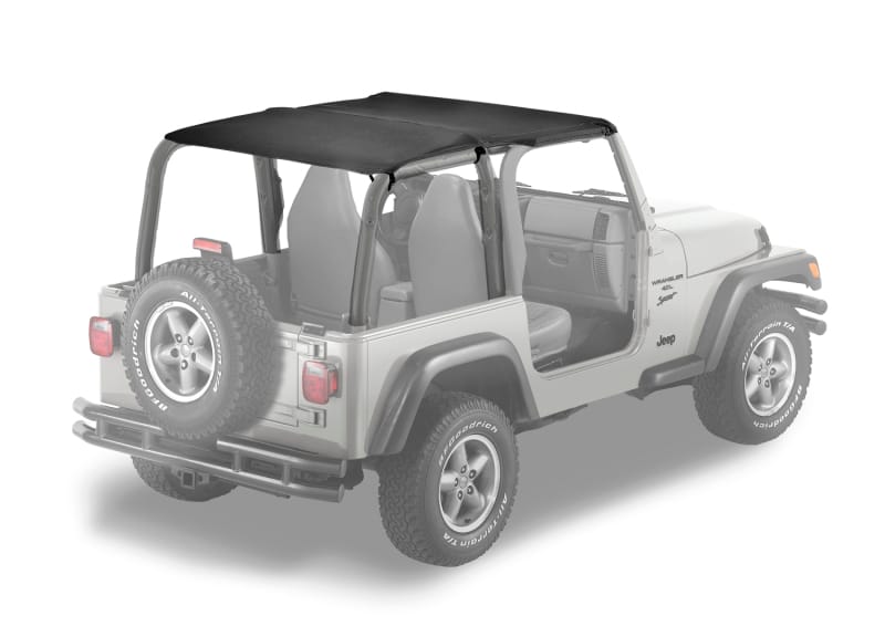 Bestop — Bestop 97-02 Jeep Wrangler TJ Strapless Safari Bikini (Black Denim)
Strapless Bikini