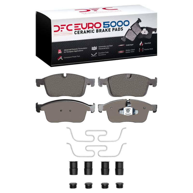 DFC — DFC 16-17 Volvo XC60 Front Euro 5000 Ceramic Brake Pads and Hardware Kit
DFC EURO Pads + HW