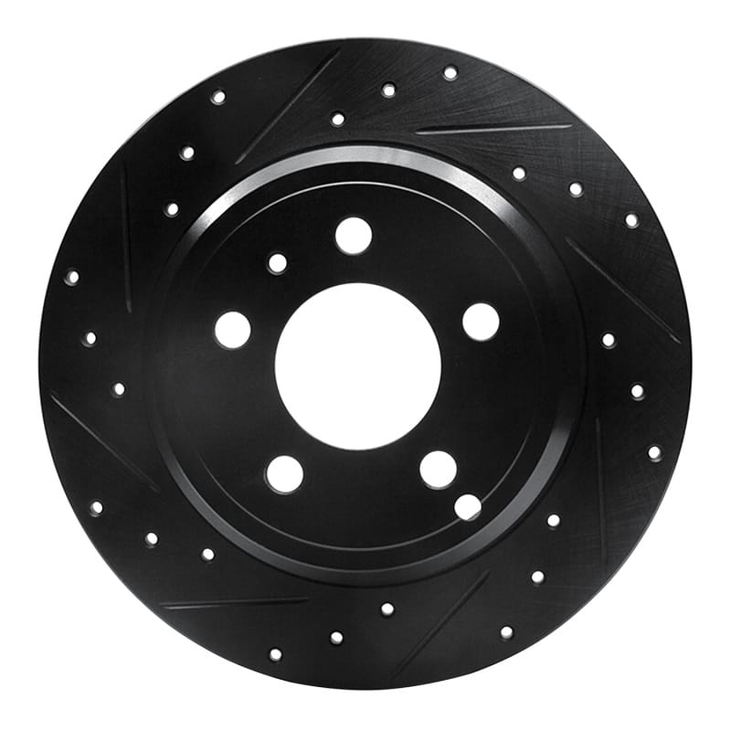 R1 Concepts — R1 96-04 Volvo S70 Rear Left Drilled & Slotted Black Brake Rotor
R1 Brake Rotor Drill
