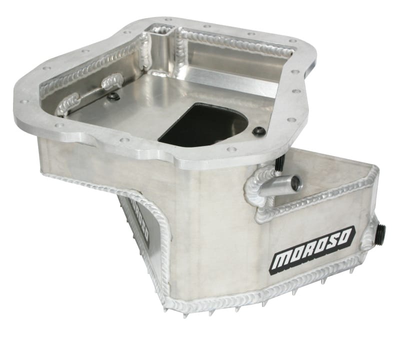 Moroso — Moroso Subaru EJ20/EJ22/EJ25 Road Race Baffled Wet Sump 5qt .125in Thick Aluminum Oil Pan