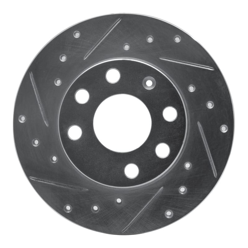 R1 Concepts — R1 88-89 Pontiac LeMans Front Left Drilled & Slotted Silver Brake Rotor
R1 Brake Rotor Drill