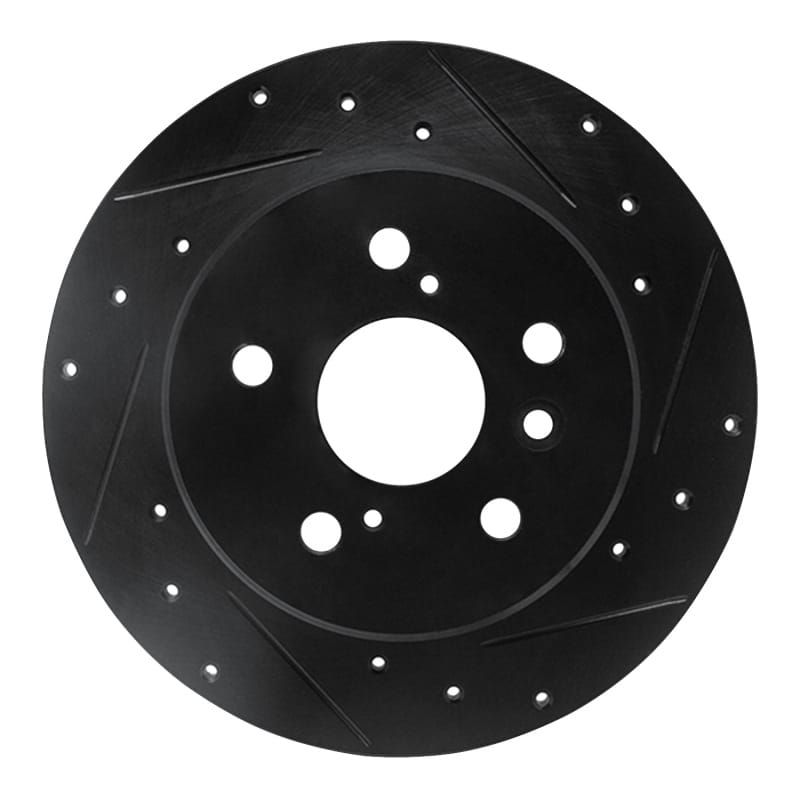 R1 Concepts — R1 00-04 Toyota AVALON Rear Right Drilled & Slotted Black Brake Rotor
R1 Brake Rotor Drill