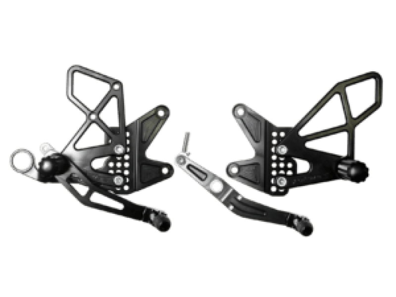 Vortex Racing — Vortex Racing 06-16 Yamaha YZF-R6 Rear Set- Black