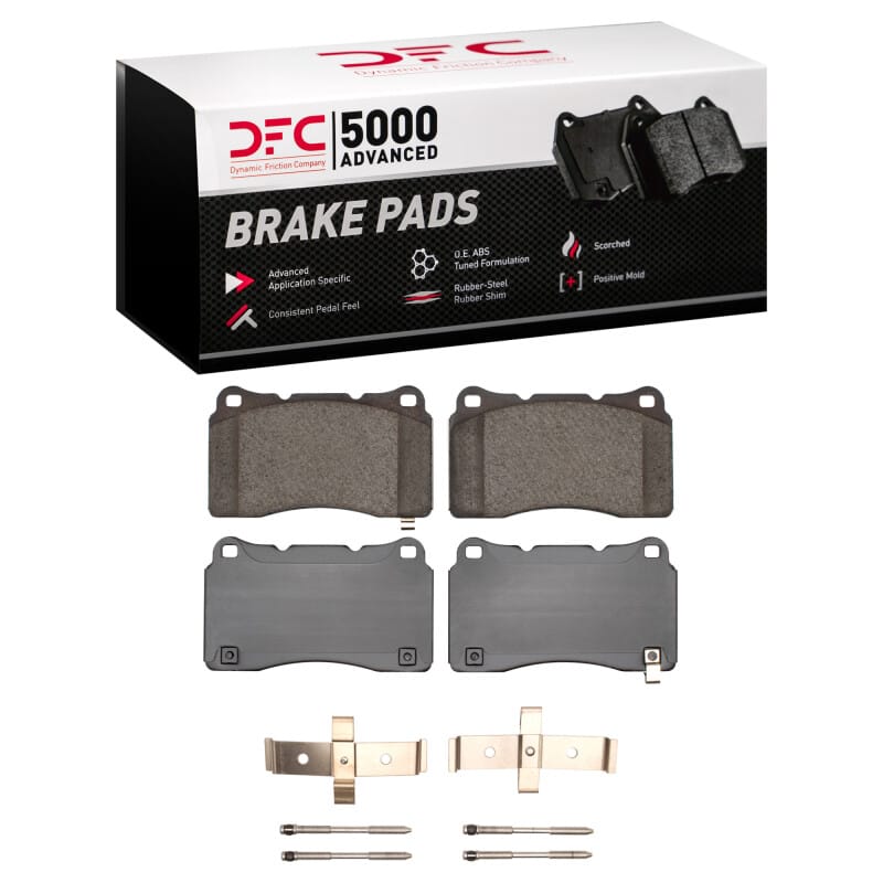 DFC — DFC 10-16 Hyundai Genesis Coupe Front 5000 Advanced Ceramic Brake Pads and Hardware Kit
DFC Brake Pad Set