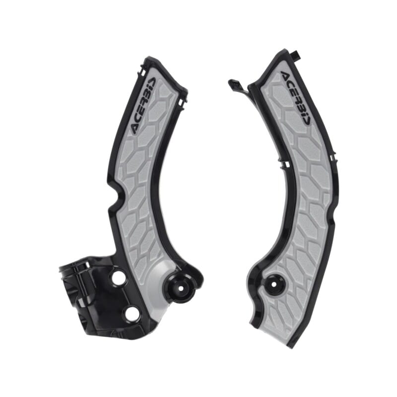 Acerbis — Acerbis 24+ Triumph TF250-X/ TF450-RC/ TC 4510-C / TF250-E/450-E X-Grip Frame Guard - Black/Gray