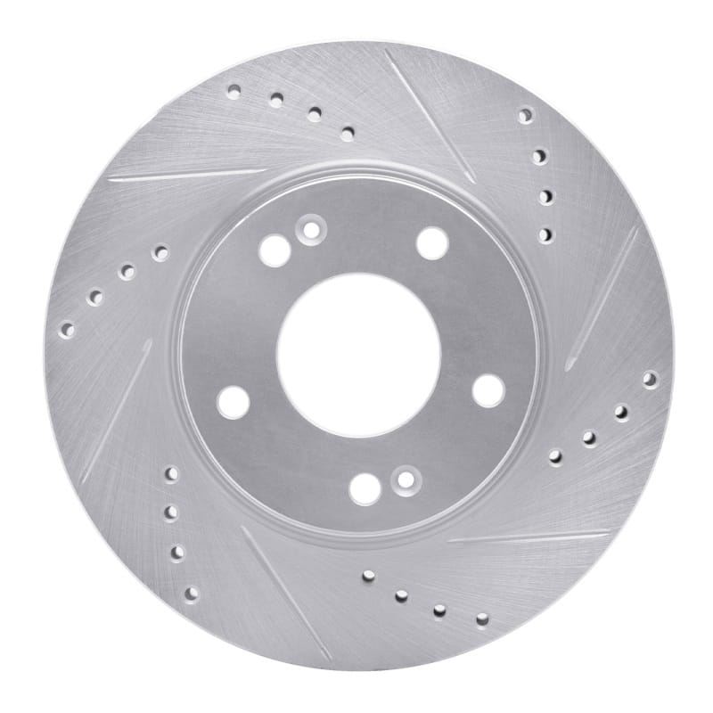 R1 Concepts — R1 01-05 Hyundai SANTA FE Front Right Drilled & Slotted Silver Brake Rotor
R1 Brake Rotor Drill