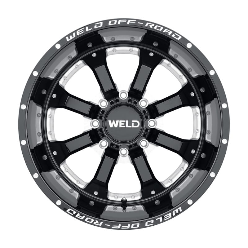 Weld — Weld Off-Road W125 20X9 Granada Six 6X139.7 ET00 BS5.00 Gloss Black MIL 106.1