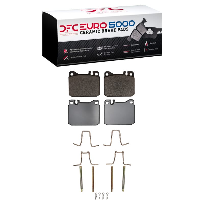 DFC — DFC 73-79 Mercedes-Benz 240D Front Euro 5000 Ceramic Brake Pads and Hardware Kit
DFC EURO Pads + HW