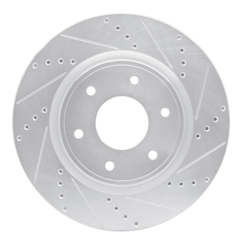 R1 Concepts — R1 05-07 Infiniti QX56 Front Right Drilled & Slotted Silver Brake Rotor
R1 Brake Rotor Drill