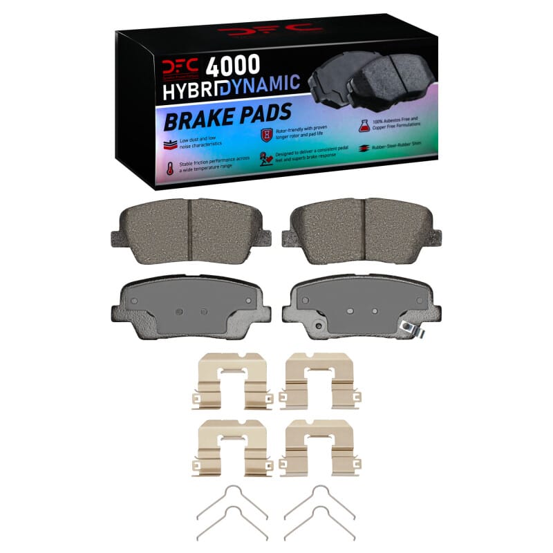 DFC — DFC 07-22 Genesis G70 Rear 4000 HybriDynamic Brake Pads and Hardware Kit
DFC Brake Pad Set