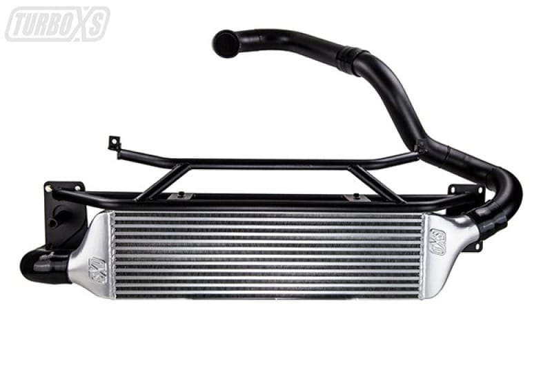 Turbo XS — Turbo XS FMIC for 15-16 Subaru WRX - Wrinkle Black Pipes
Intercooler