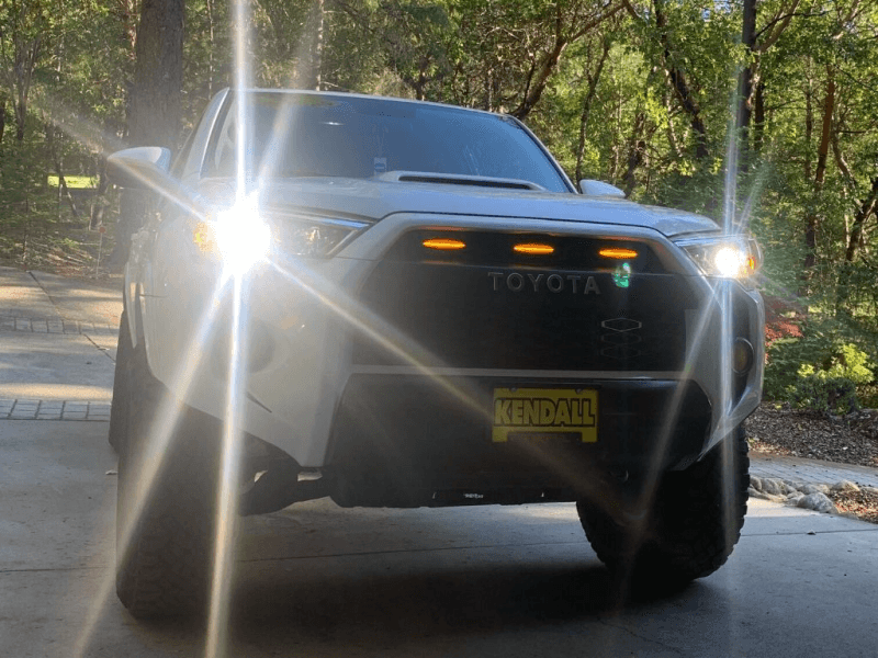 Cali Raised LED — Cali Raised 14-24 Toyota 4Runner Grille Raptor LED Light Kit - Amber / With Add A Fuse