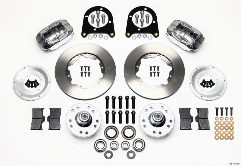 Wilwood — Wilwood Forged Dynalite Front Kit 11.00in Polished 37-48 Ford Psgr. Car Spindle
BRAKE KIT