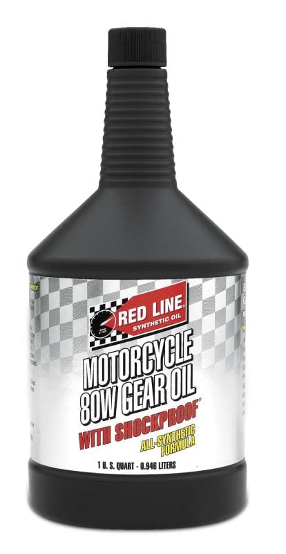Red Line — Red Line 80W Motorcycle Gear Oil w/Shockproof - Quart