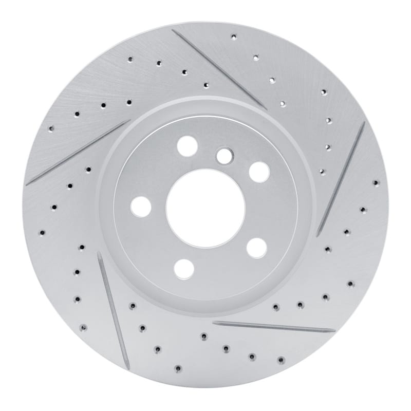 R1 Concepts — R1 15-25 BMW 228I Gran Coupe Front Right Drilled & Slotted Geo-Carbon Rotor