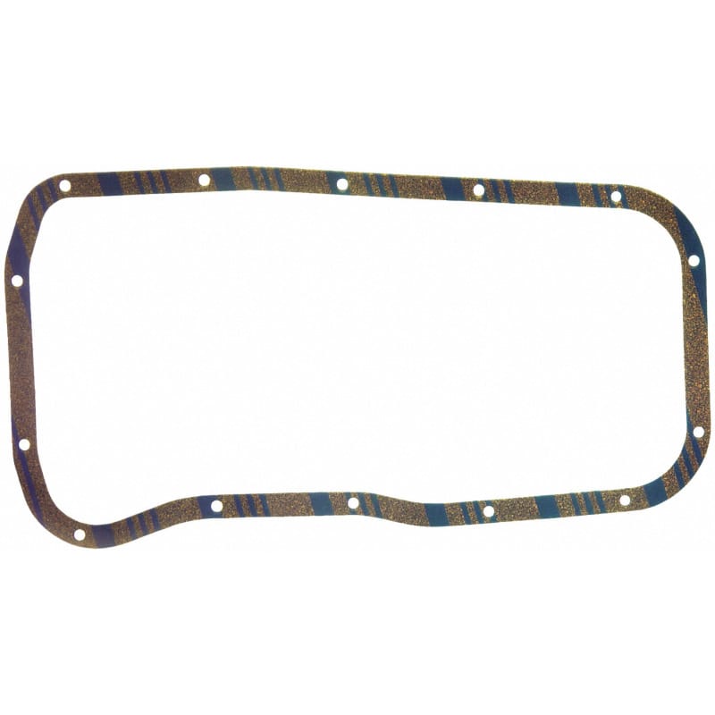 Fel-Pro — Fel-Pro Nissan Stanza OS 30629 C Engine Oil Pan Gasket Set Blue Stripe cork-rubber