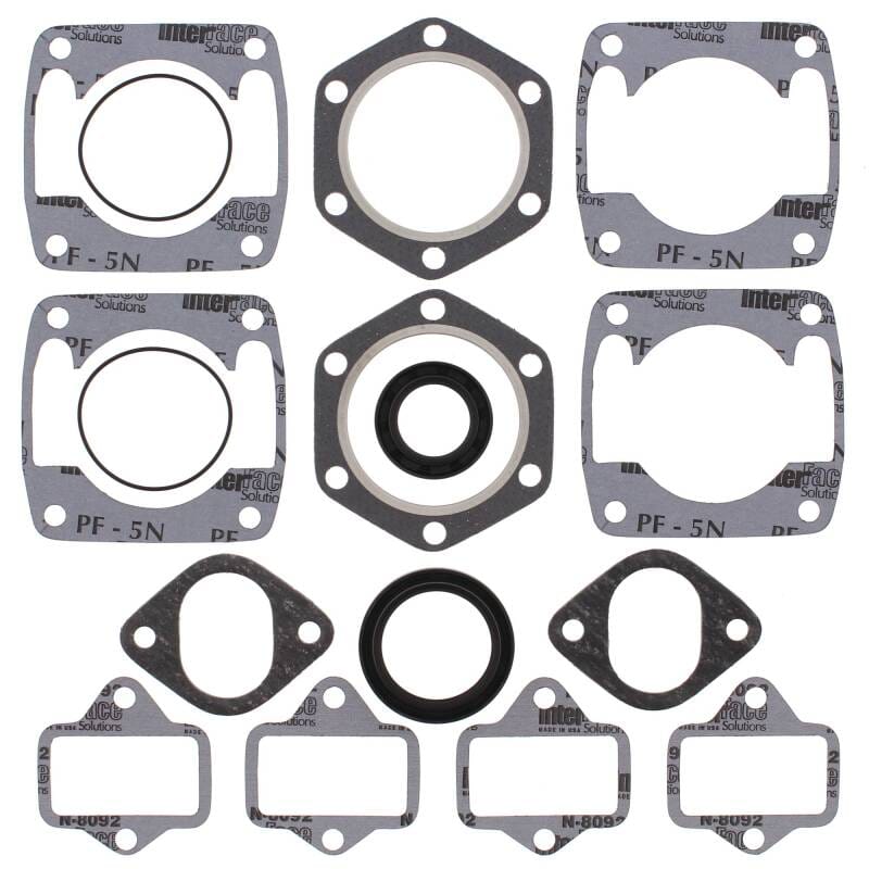 Vertex Pistons — Vertex Gaskets JLO-Cuyuna 2F440/2 6 Bolt Head Electric FC/2 Complete Gasket Kit w/ Oil Seals