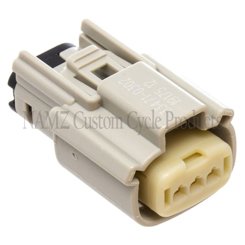 NAMZ — NAMZ 07-23 V-Twin FL Models Molex MX-150 3-Position Female Connector - Gray (72514-07GY)