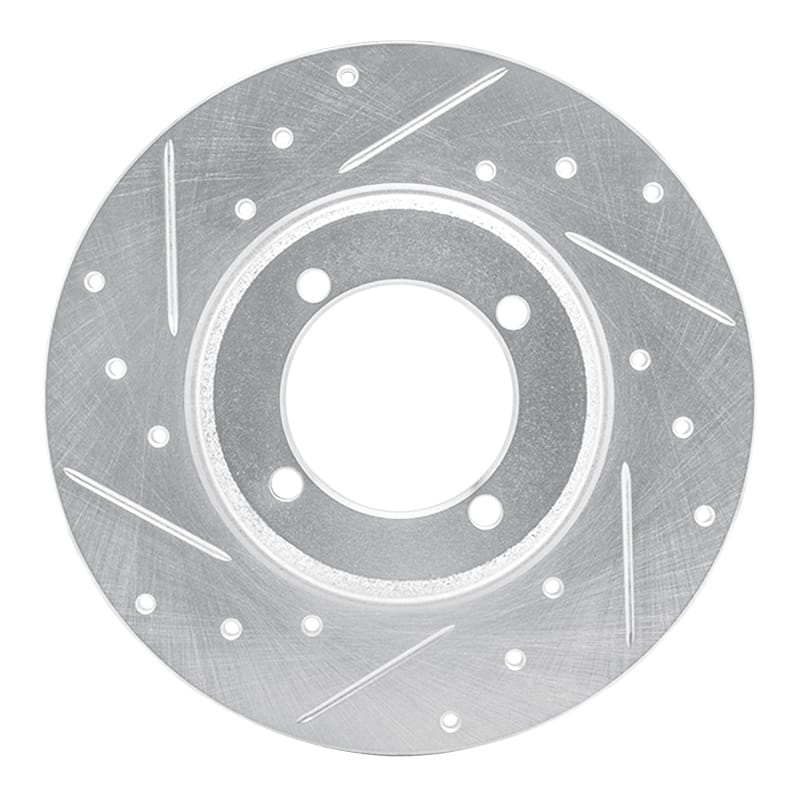 R1 Concepts — R1 78-83 Dodge COLT Front Left Drilled & Slotted Silver Brake Rotor
R1 Brake Rotor Drill