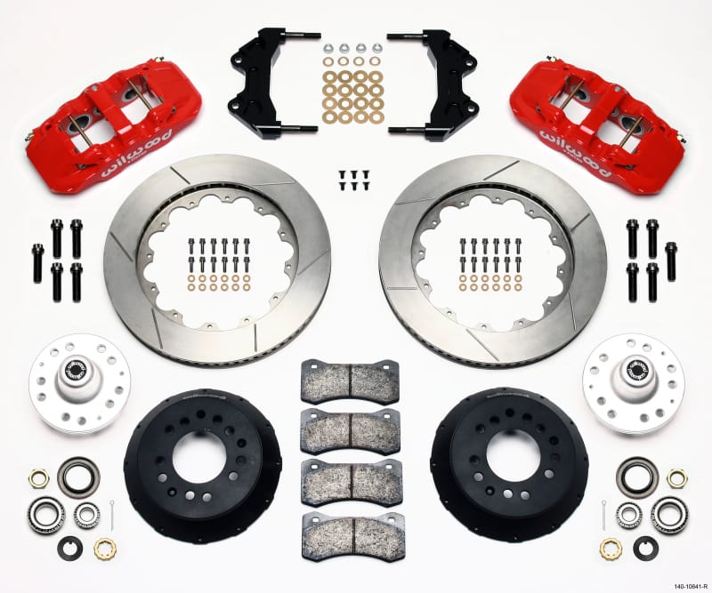 Wilwood — Wilwood AERO6 Front Hub Kit 14.00-Red WWE ProSpindle
BRAKE KIT