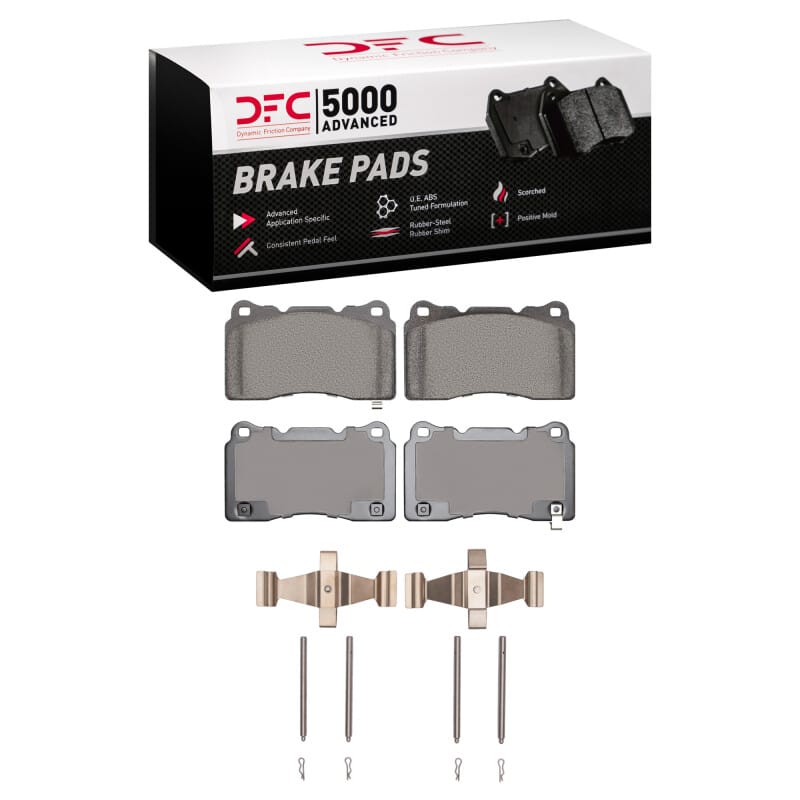 DFC — DFC 03-20 Subaru BRZ Front 5000 Advanced Low Metallic Brake Pads and Hardware Kit
DFC Brake Pad Set