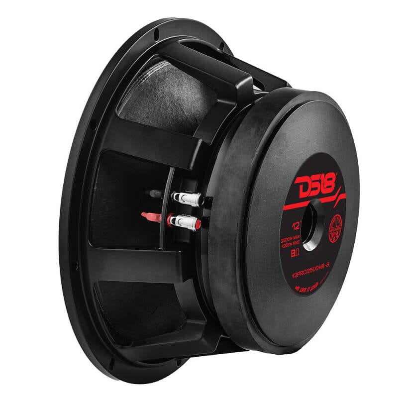 DS18 — DS18 12in 1250 Watts RMS 8 ohm Mid-Bass Loudspeaker