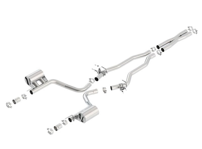 Borla — Borla 2015 Dodge Challenger SRT/392 Hemi 6.4L V8 ATAK Catback Exhaust w/ Valves Factory Bezel
Cat-Back System
ExhstSysKt