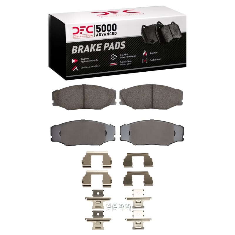 DFC — DFC 93-98 Toyota T100 Front 5000 Advanced Ceramic Brake Pads and Hardware Kit
DFC Brake Pad Set
