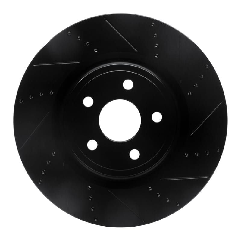 R1 Concepts — R1 2012-2025 Dodge Durango Front Right Drilled & Slotted Black Brake Rotor
R1 Brake Rotor Drill