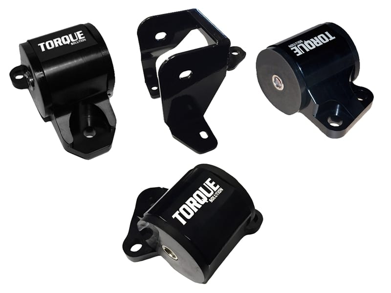 Torque Solution — Torque Solution Billet Aluminum Mount Kit (2 Bolt): 96-00 Honda Civic EK B/D-Series