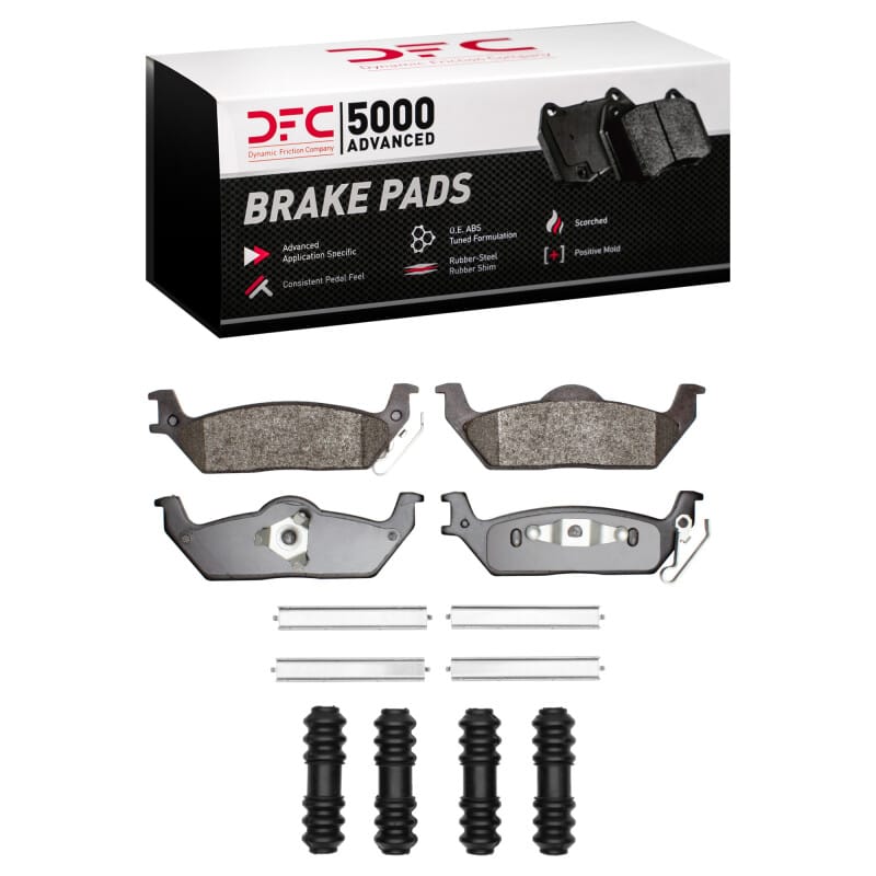 DFC — DFC 04-09 Ford F-150 RWD Rear 5000 Advanced Semi Metallic Brake Pads and Hardware Kit
DFC Brake Pad Set