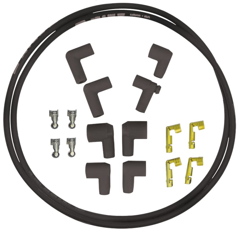 Moroso — Moroso Ignition Coil Wire Kit - Ultra 40 - 6ft - Black