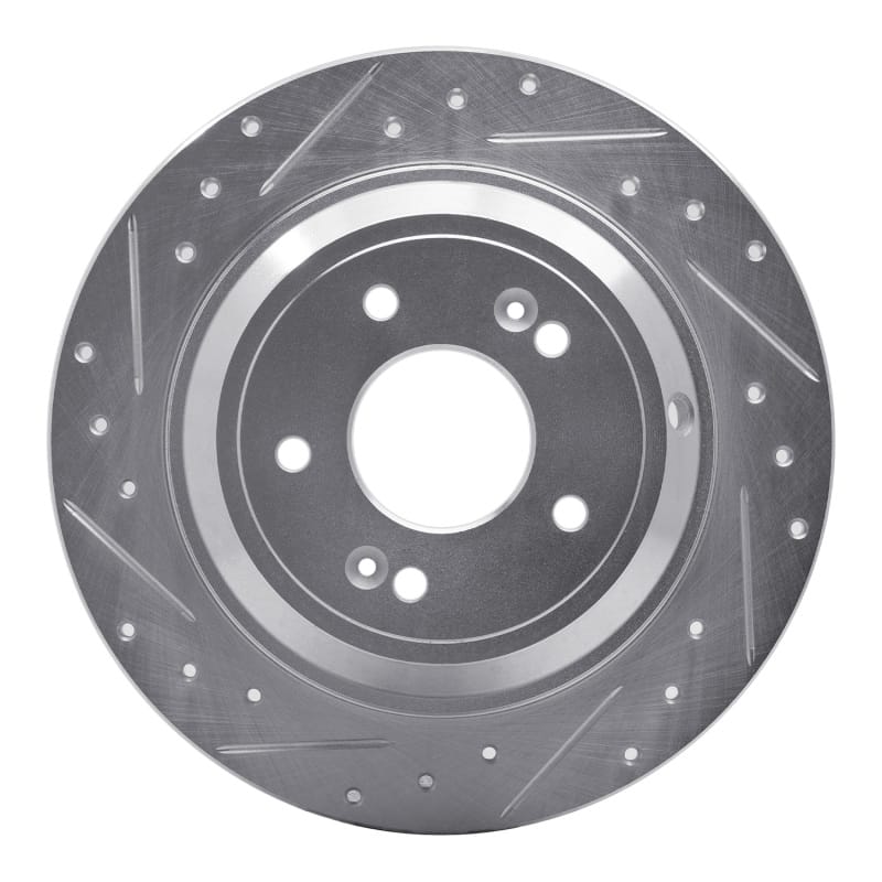 R1 Concepts — R1 09-20 Genesis G80 Rear Left Drilled & Slotted Silver Brake Rotor
R1 Brake Rotor Drill
