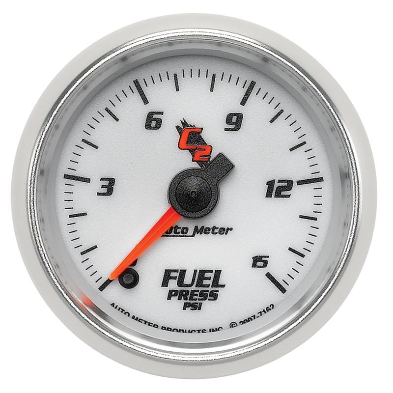 AutoMeter — AutoMeter Gauge Fuel Pressure 2-1/16in. 15PSI Digital Stepper Motor C2
GA 2" FUELP 15psi C2