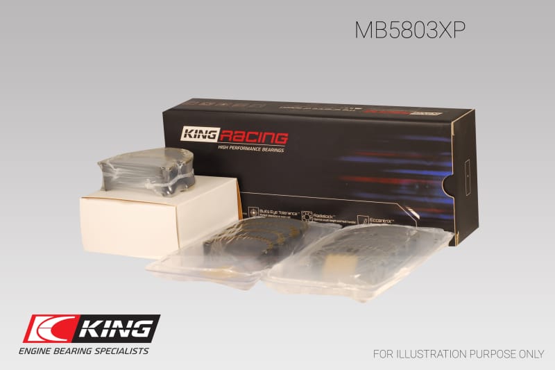 King Engine Bearings — King Engine Bearings BMW S65B40A (Size +0.25mm) Main Bearing Set