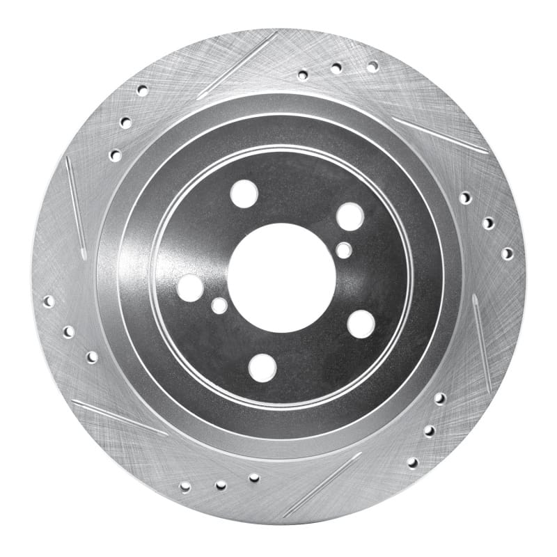 R1 Concepts — R1 05-09 Subaru Impreza Rear Left Drilled & Slotted Silver Brake Rotor
R1 Brake Rotor Drill