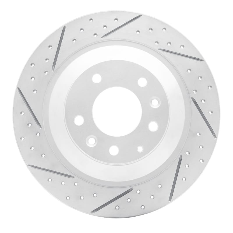 R1 Concepts — R1 06-07 Mazda 6 Rear Left Drilled & Slotted Geo-Carbon Rotor
