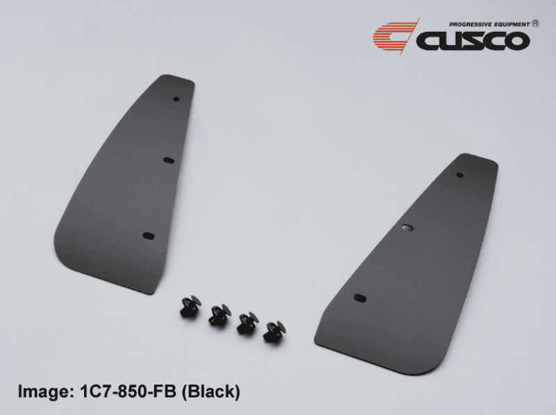 Cusco — Cusco 2022+ Toyota GR Yaris EVA Bolt On Front Mud Flaps - Black