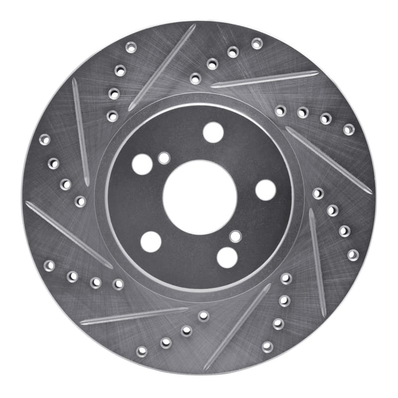 R1 Concepts — R1 00-10 Pontiac Vibe Front Left Drilled & Slotted Silver Brake Rotor
R1 Brake Rotor Drill