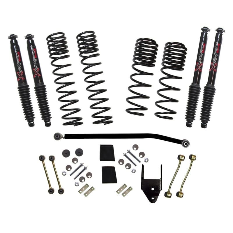 Skyjacker — Skyjacker 2020 Jeep JL 4WD Rub Diesel 3.5-4in Dual Rate Long Travel Sus Lift Kit w/Blk Max Shocks
3.5-4 In. Lift Kit