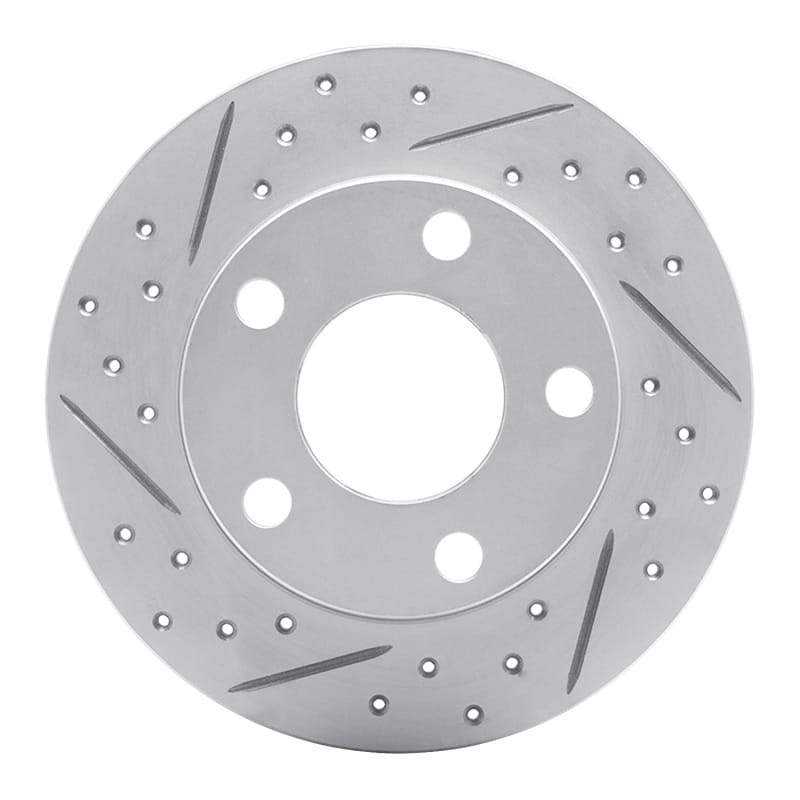 R1 Concepts — R1 96-05 Audi A4 Quattro Rear Left Drilled & Slotted Geo-Carbon Rotor