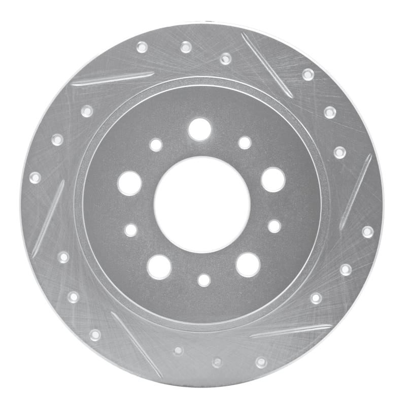 R1 Concepts — R1 88-94 Volvo 760 Series Rear Right Drilled & Slotted Silver Brake Rotor
R1 Brake Rotor Drill