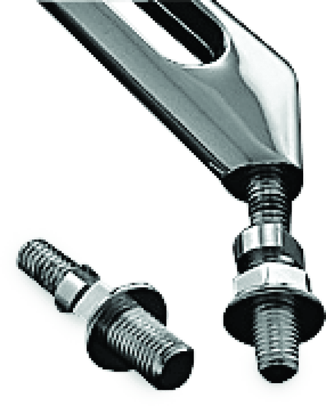Kuryakyn — Trident Mirror Adapters Gloss Chrome