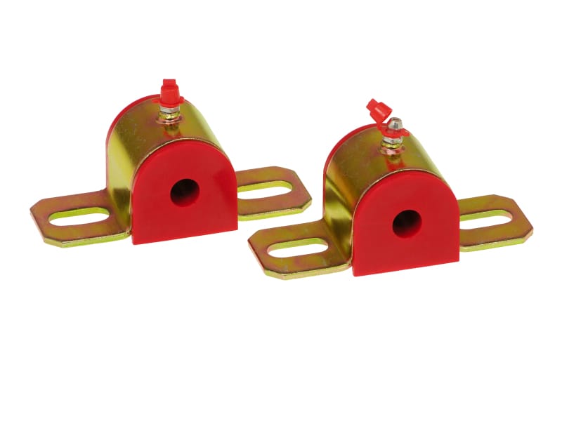 Prothane — Prothane Universal Greasable Sway Bar Bushings - 1/2in - Type B Bracket - Red
SWAY BAR BUSHINGS