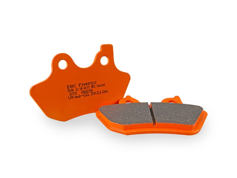 EBC Powersports — EBC 00-03 Harley-Davidson Sportster XLH 883 Front Left/Right Sintered V Brake Pad Set